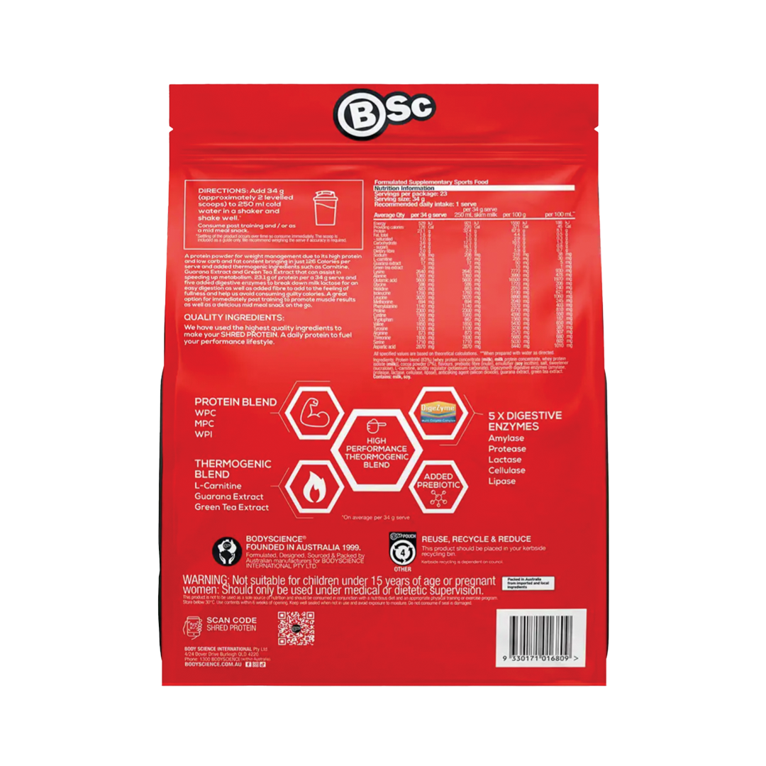 BSc Shred Protein Powder - 800g