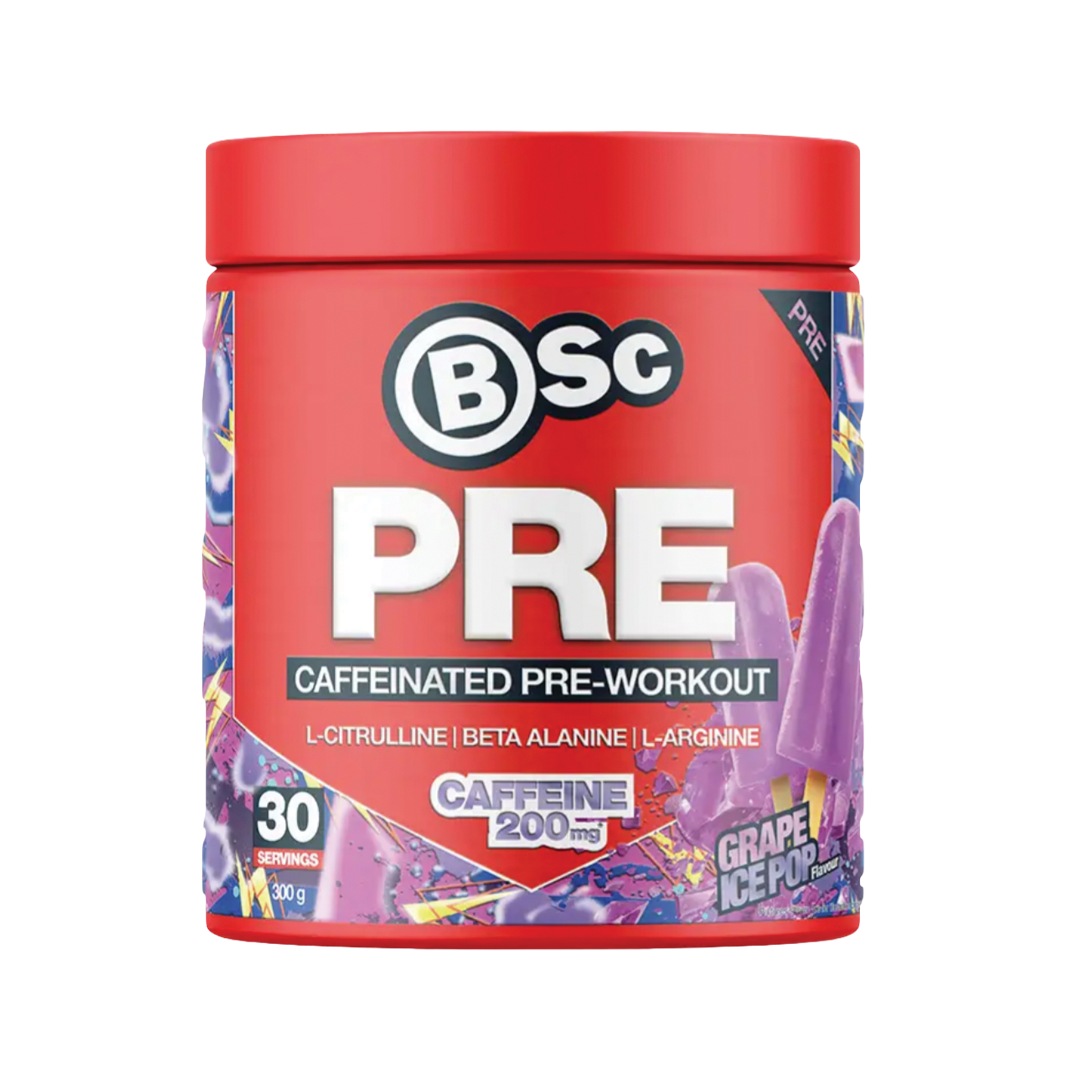 BSc PRE Caffeinated Pre-Workout - Grape Ice Pop