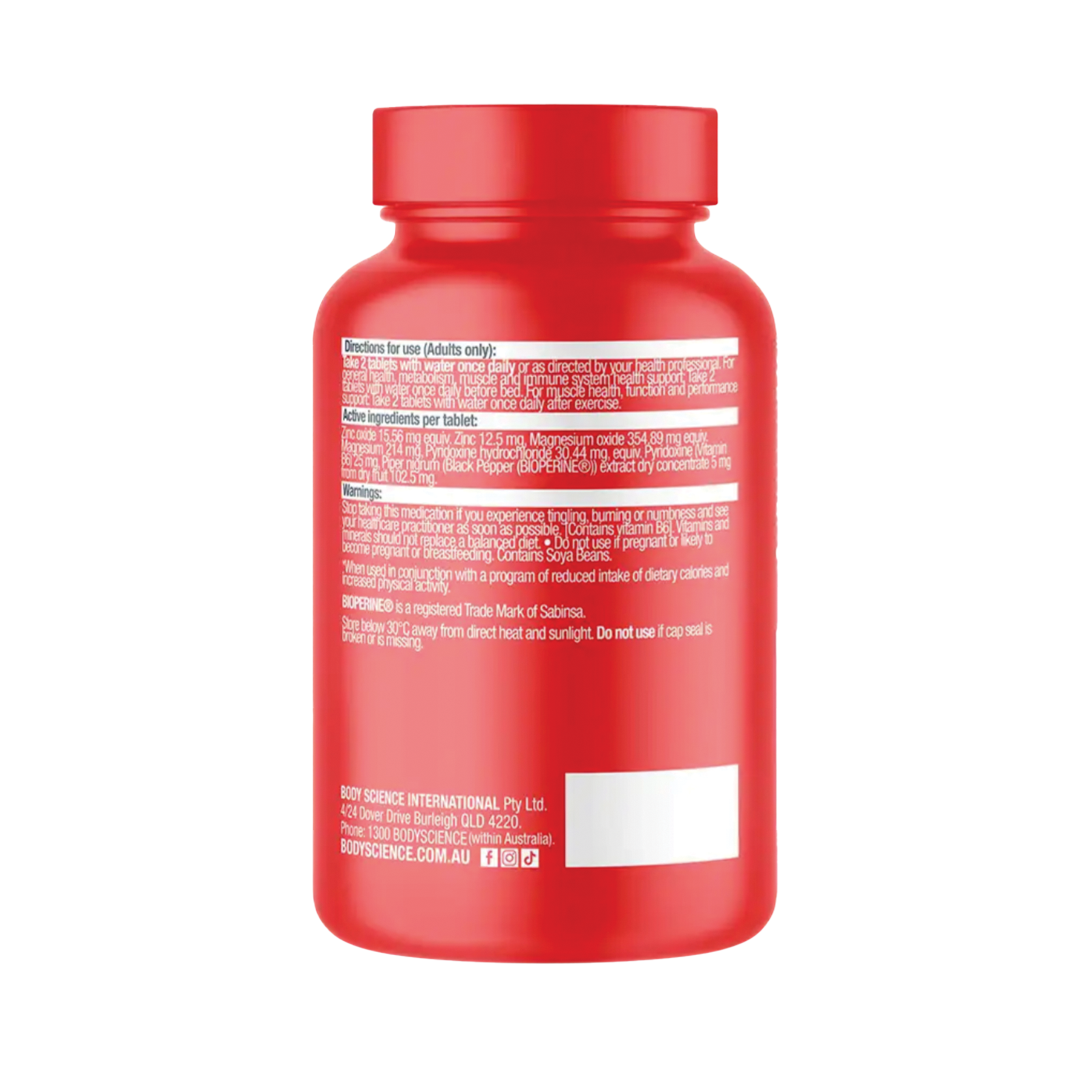BSc Zinc Magnesium Vitamin B6 60 Tablets