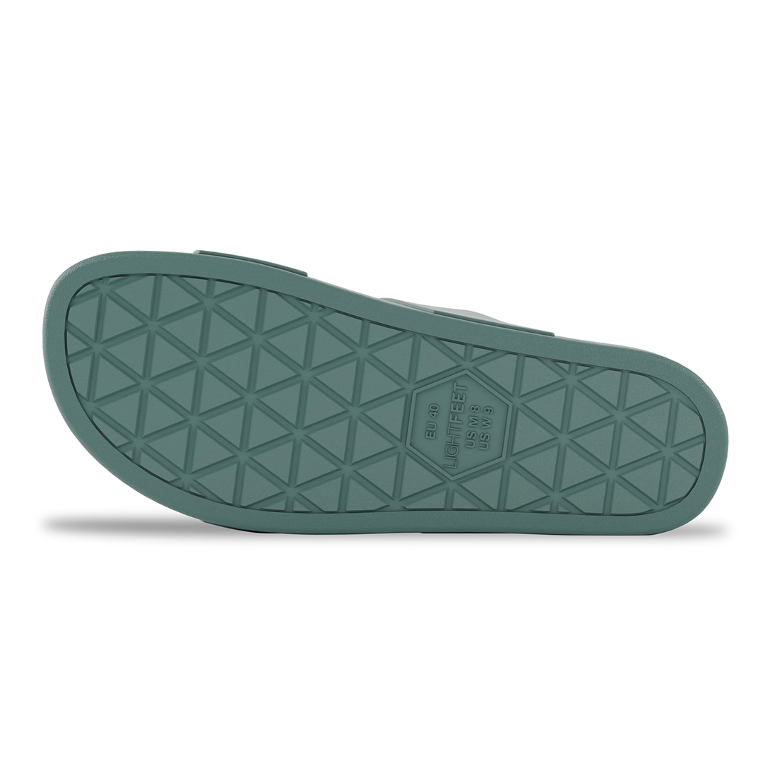Lightfeet Double Strap Slides - Forest Green
