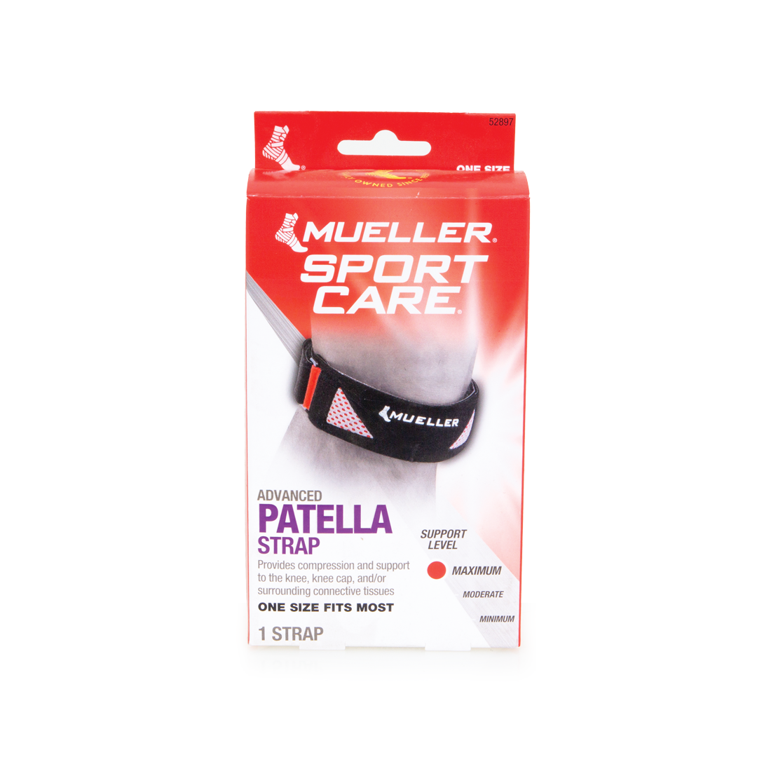 Mueller Advanced Patella Strap For Knee Pain - Adjustable For Patellar Tendonitis & Runner's Knee