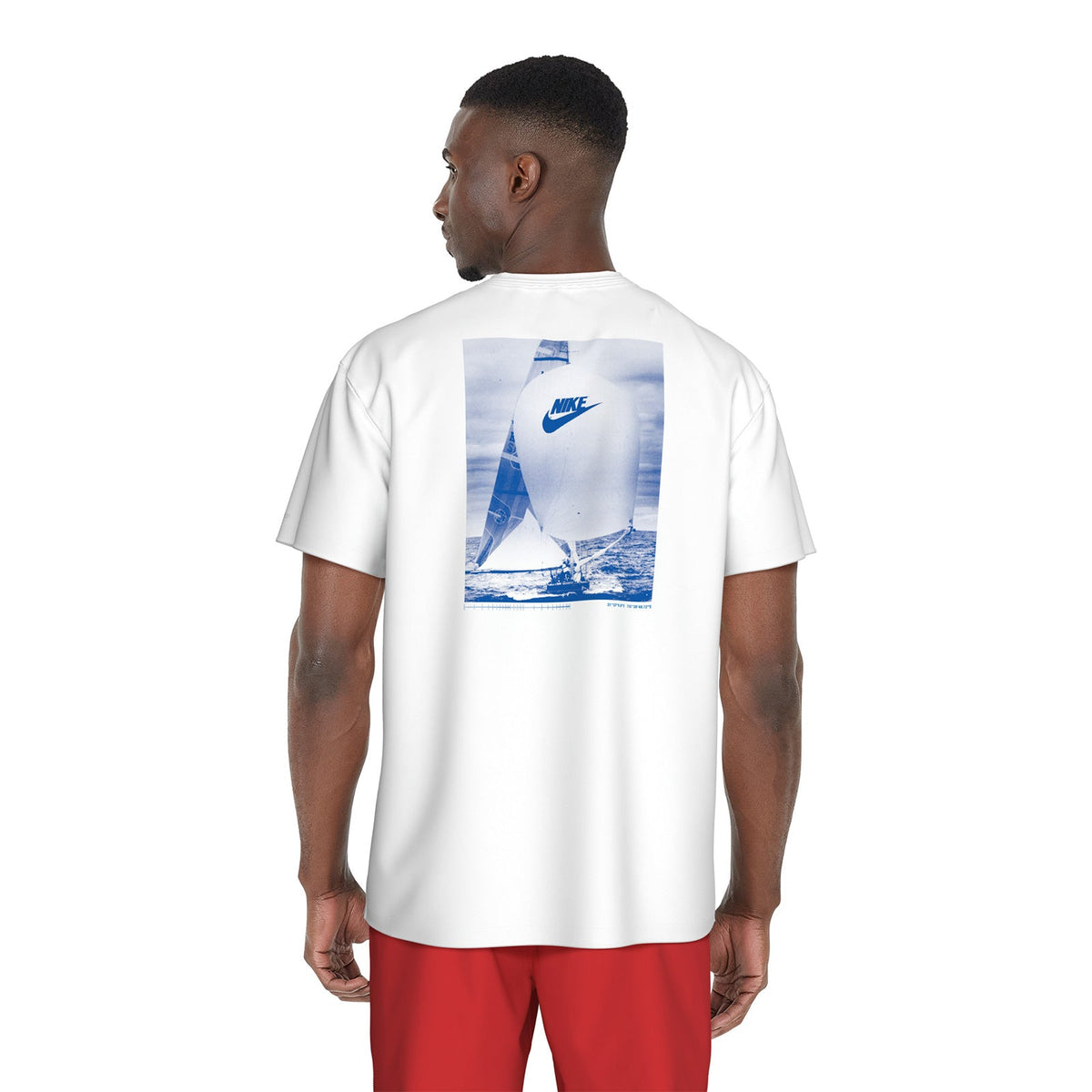 Nike Swim Men's Sailboat Short Sleeve Hydroguard Top