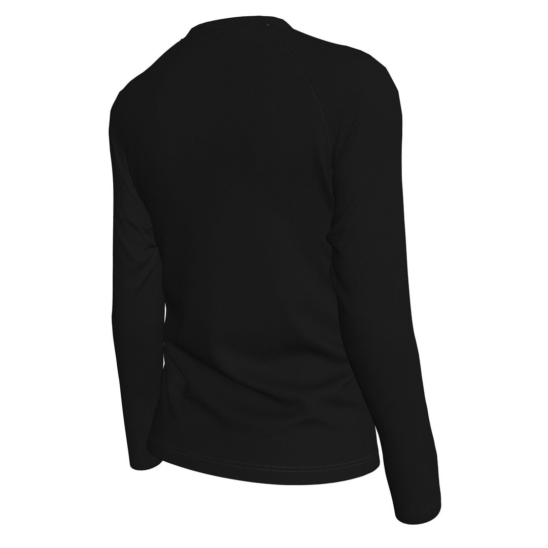 Nike Swim Girls' Long Sleeve Hydroguard Top - Black