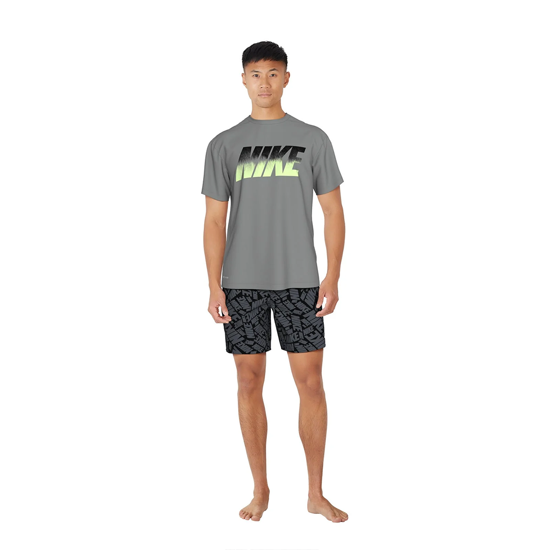Nike Swim Men's Ocean Merge Short Sleeve Hydroguard Top