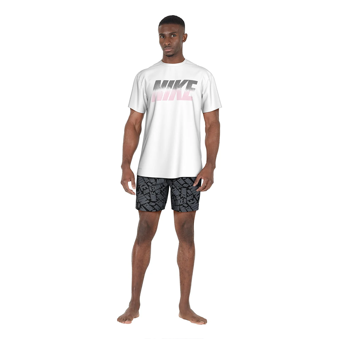 Nike Swim Men's Ocean Merge Short Sleeve Hydroguard Top