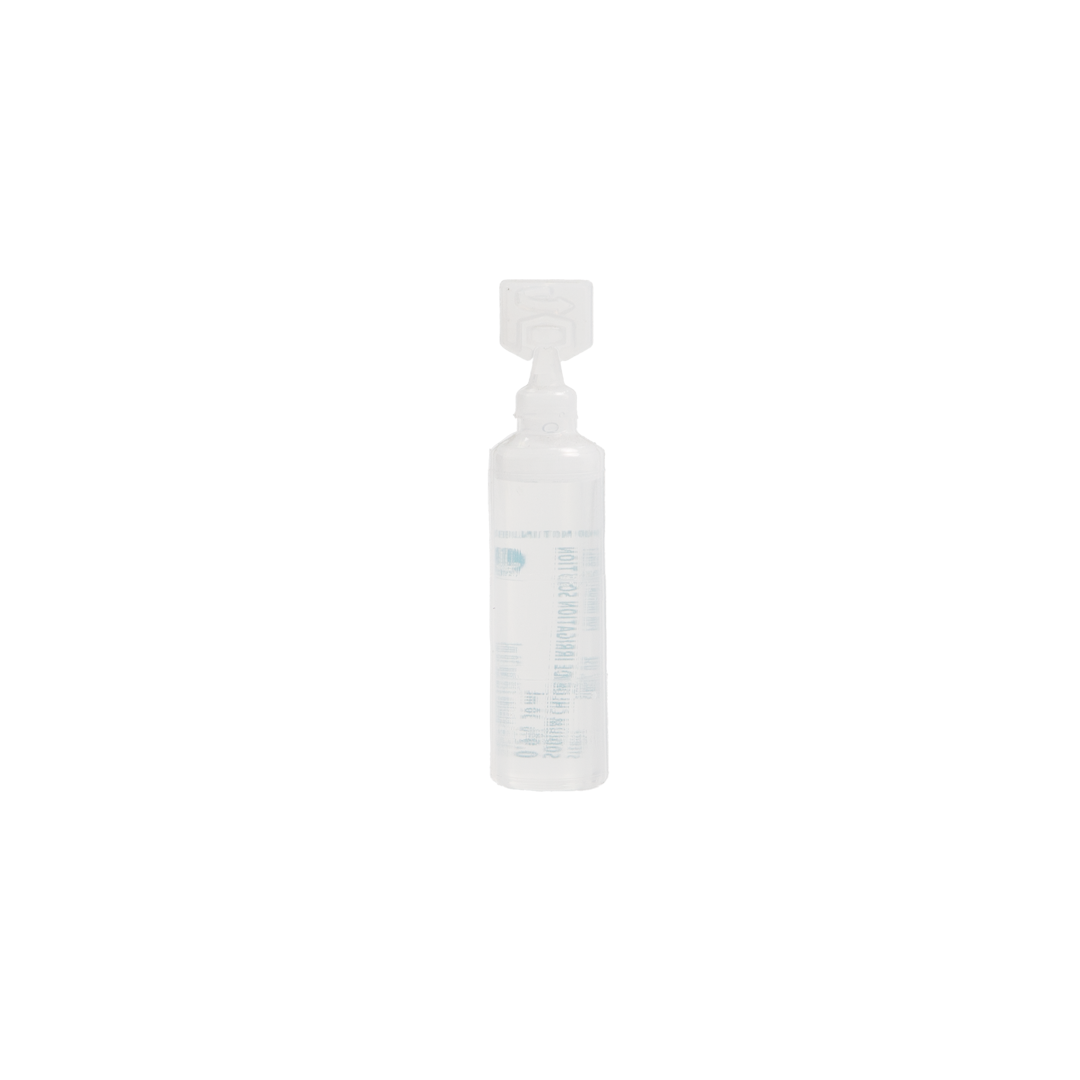 White spray bottle on a white background