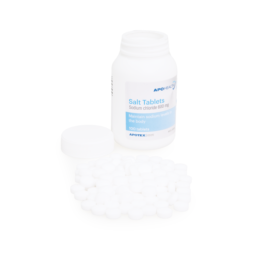 Salt Tablets Label Salt Tablets 600mg (Pack 100) - Victor Sports Med
