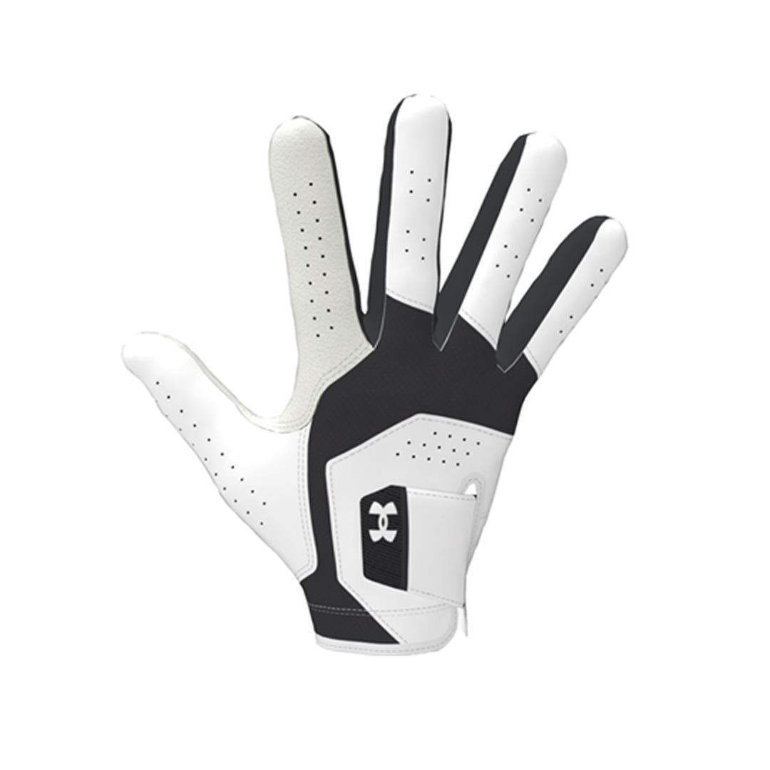 Under Armour Iso-Chill Mens Golf Glove - White/Black