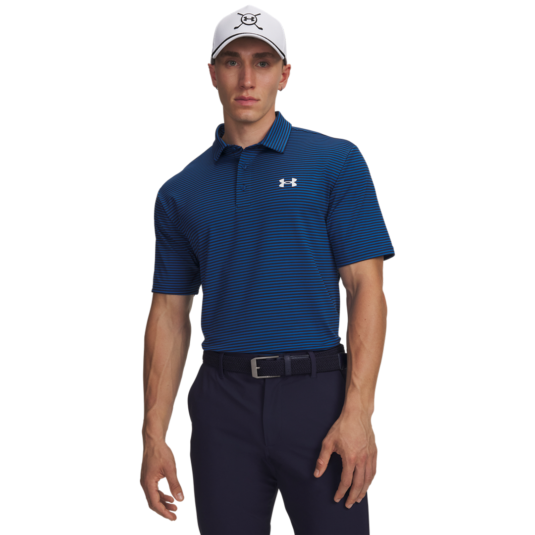 Under Armour Polo Playoff 3 Stripe Navy/Blue