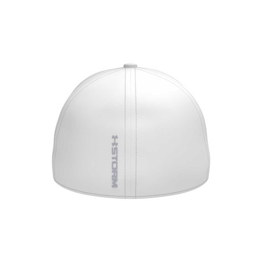 Under Armour Mens Drive Low Storm Cap - White/Mod Grey