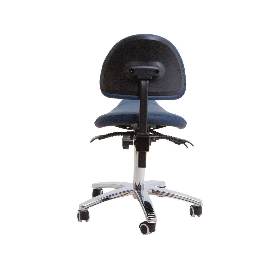 VICSTOOLSADBRNY Victor Saddle Backrest Navy Back