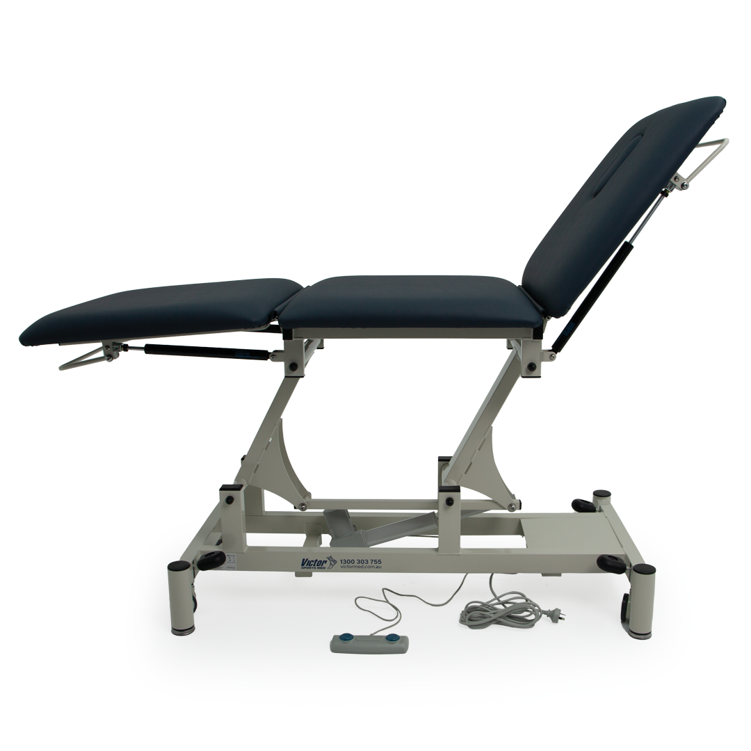 VICTB3SECNY Victor 3 Section Treatment Table Navy Side3