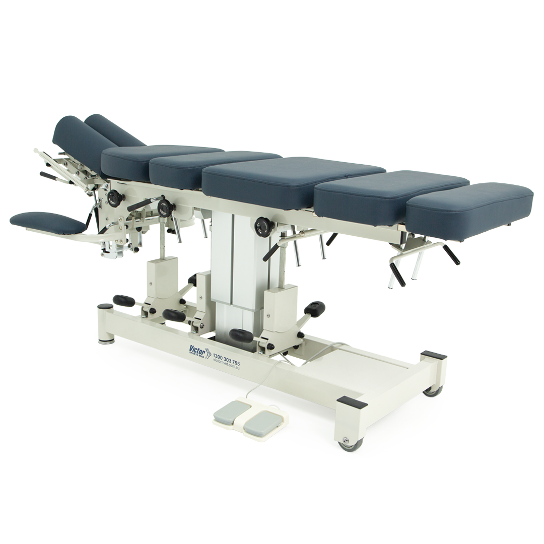 VICTBCHIROELENY Victor Electric Chiropractic Table Navy Main