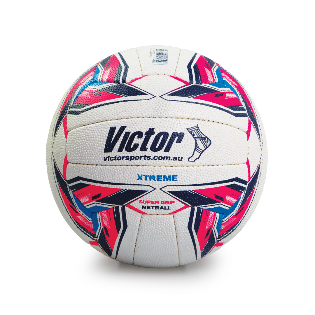 VNBXWH4 Victor Netball Xtreme Blue Pink Black Front