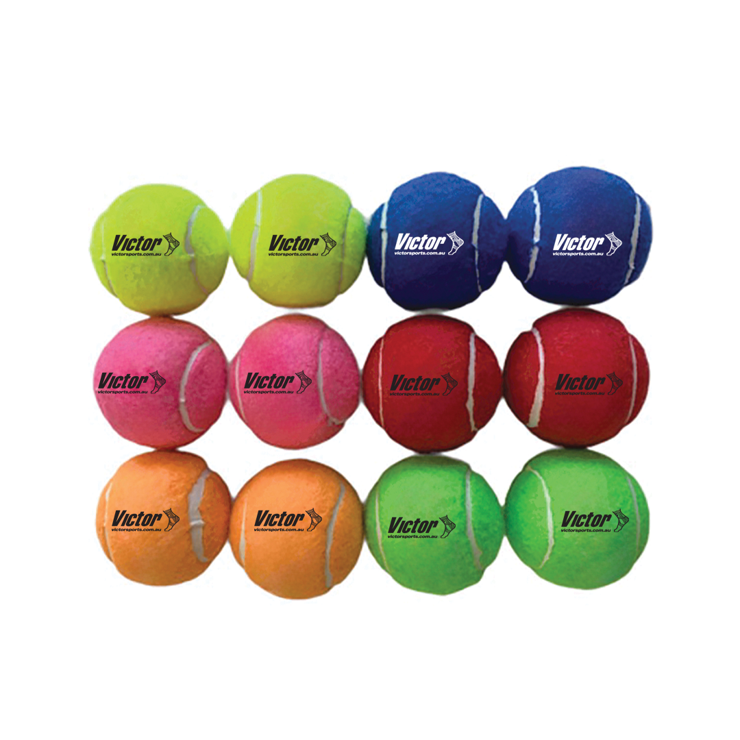 VTENBC Victor Tennis Ball Coloured 12 Main