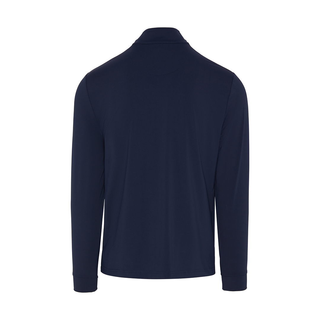 Original Penguin Performance Earl 1/4 Zip Outerwear - Black Iris