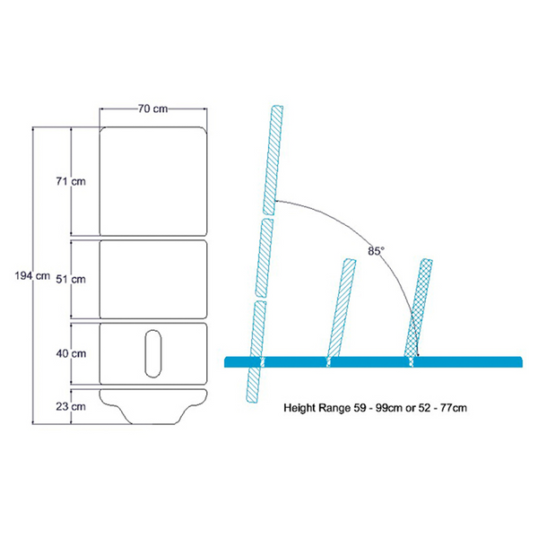 ABCO Dual Tilt Custom Table - Whiteley Medical Supplies