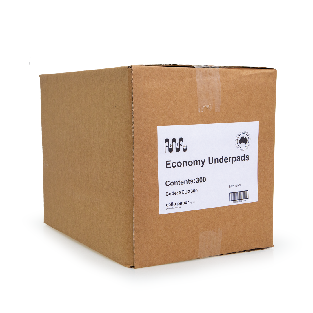 Tissue Pad Cello Economy Bluey Tissue Pads - 300 Sheets - Whiteley Medical Supplies