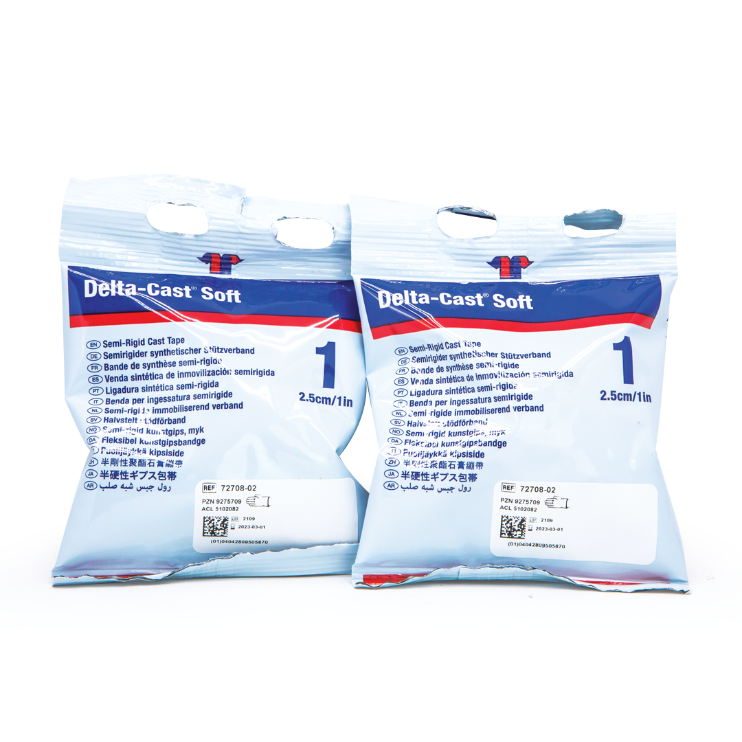 Deltacast Soft - Blue 7.5cm Box of 10 - Whiteley Medical Supplies