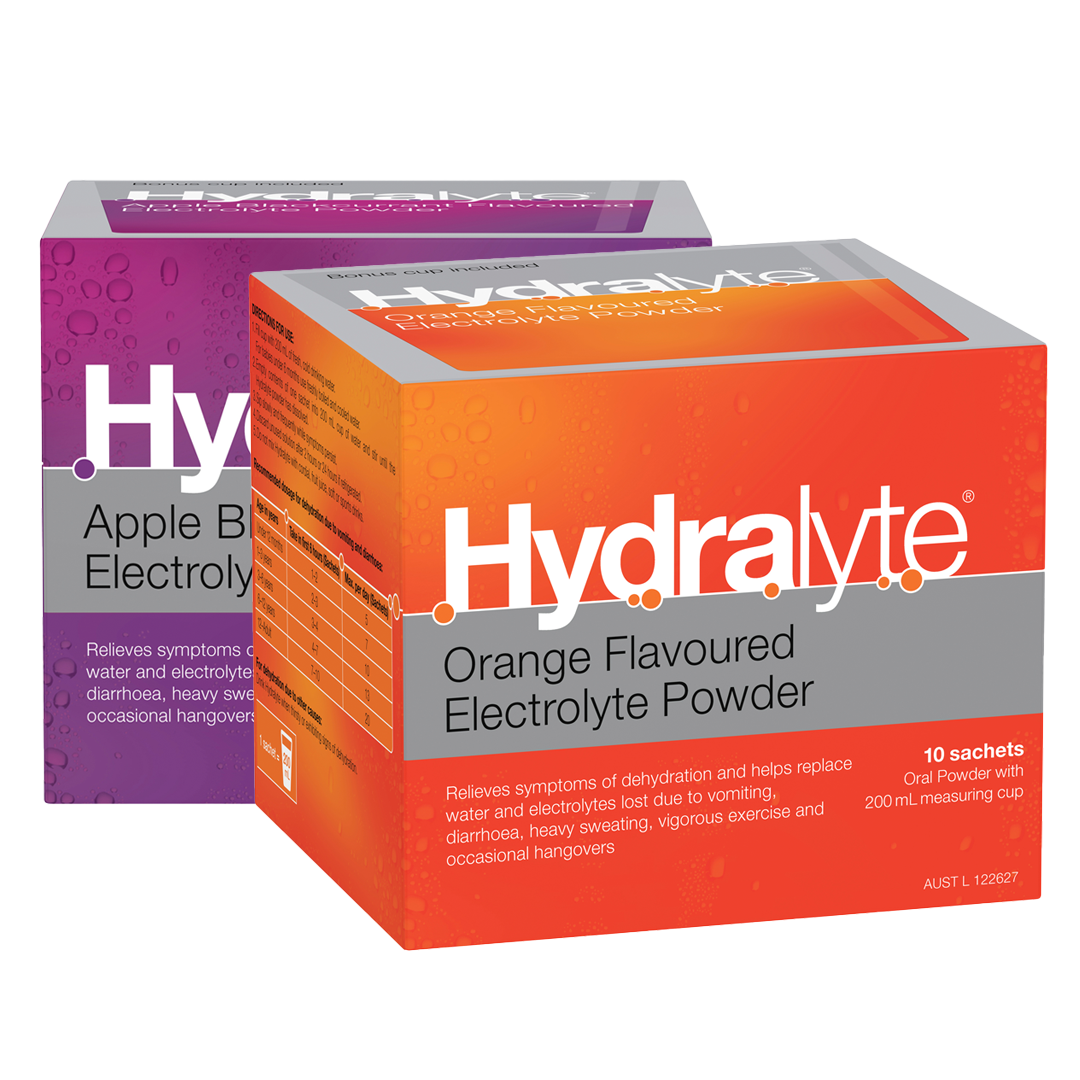 Hydralyte Electrolyte Powder - Pack Of 10 - Whiteley Medical Supplies