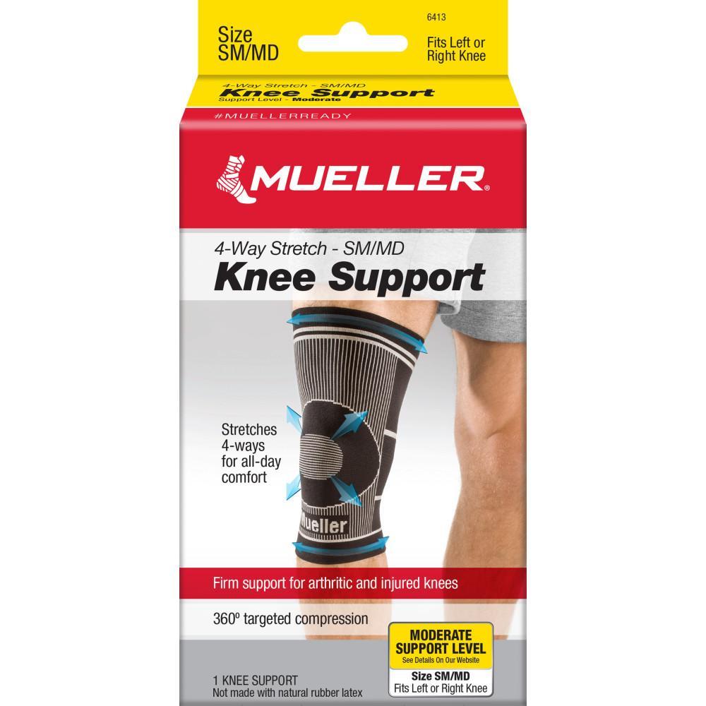Mueller 4-Way Stretch Premium Knit Knee Support venda para la rodilla Mueller 4-Way Stretch Premium Knit Knee Support venda para la rodilla